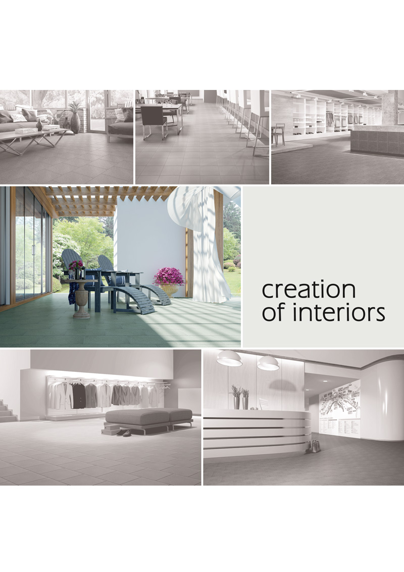  Creation of interiors